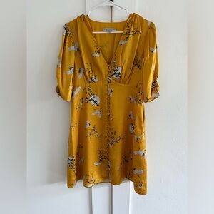 New All Saints gold dress. Perfect condition. No tags but dress was never used.